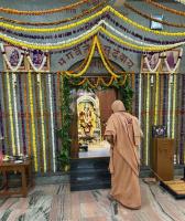 Jalabhisheka and Shodashopachar Puja by HH Swamiji at Shri Shivakrishna Mandir, Hubballi (26 Feb 2025)